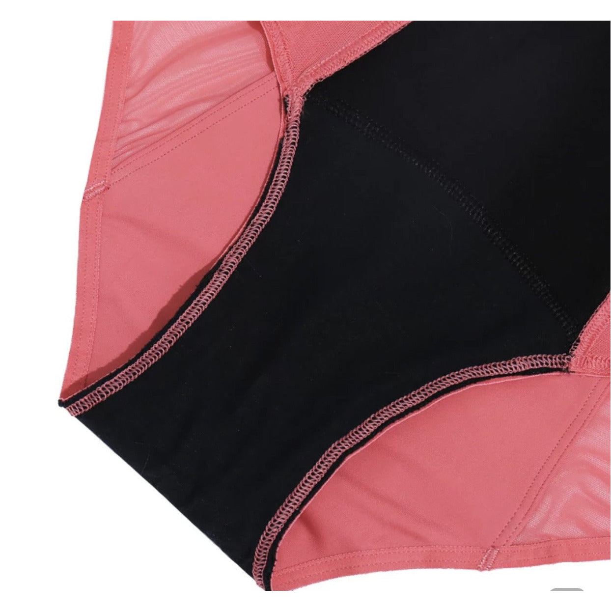 Hannah Coral Pink Print Panty