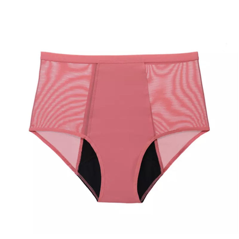 Hannah Coral Pink Print Panty